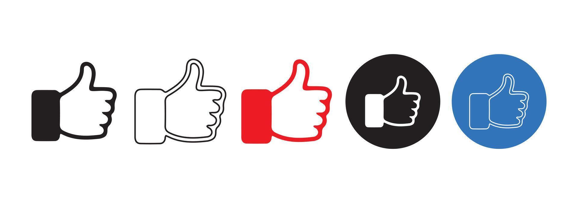 Like modern icon collection vector