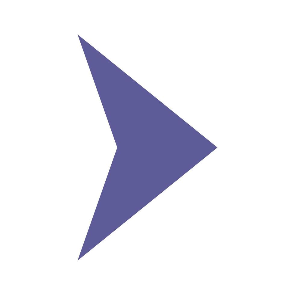 A purple arrow pointing in the direction of the arrow vector