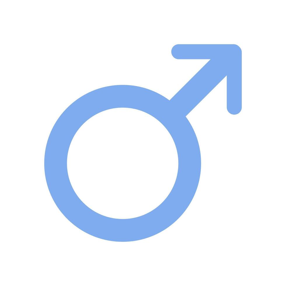 A male symbol on background vector