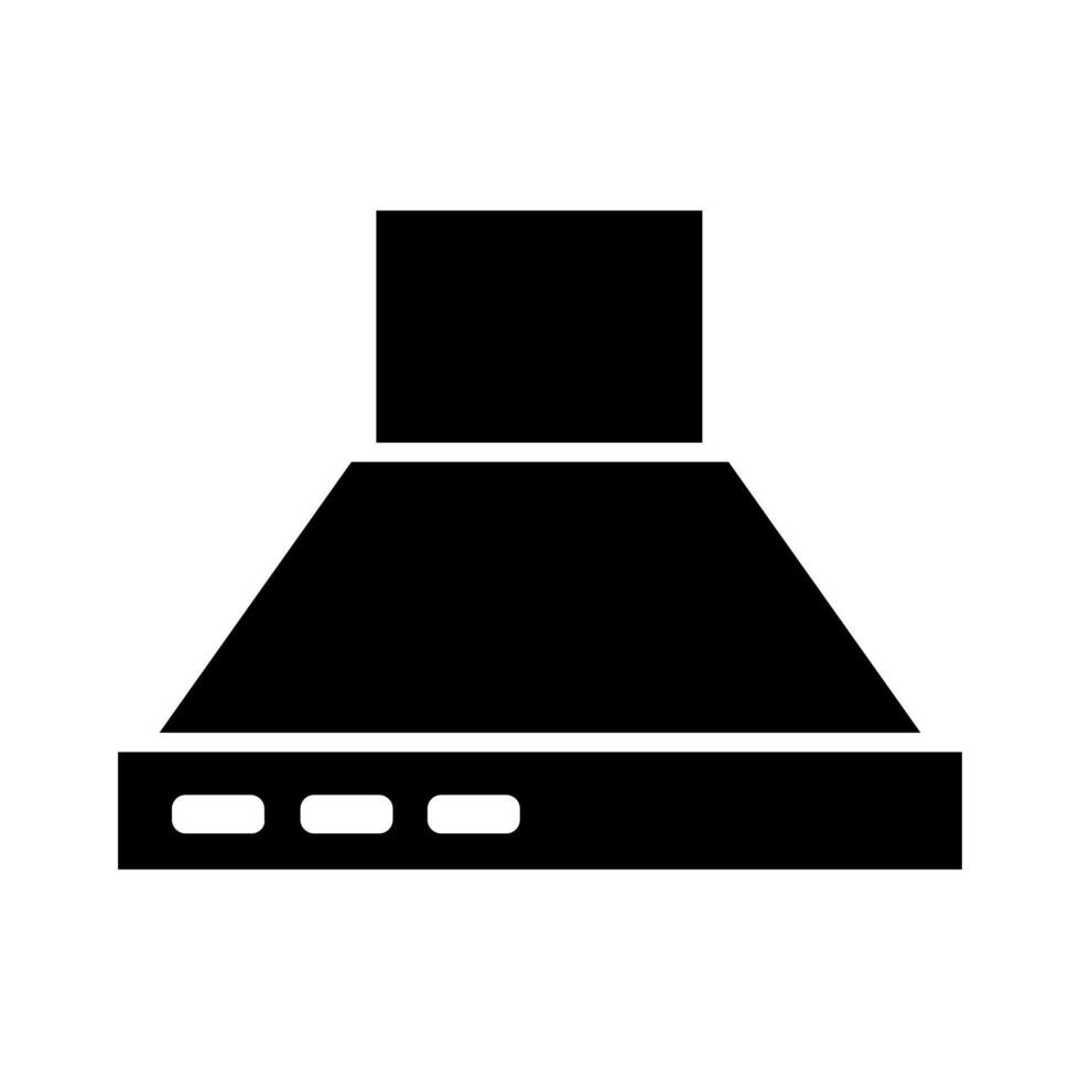 A black and white illustration of a stove top on white background vector