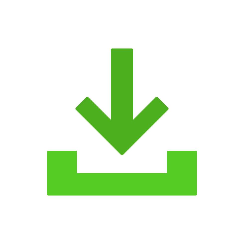 Download icon on a background vector
