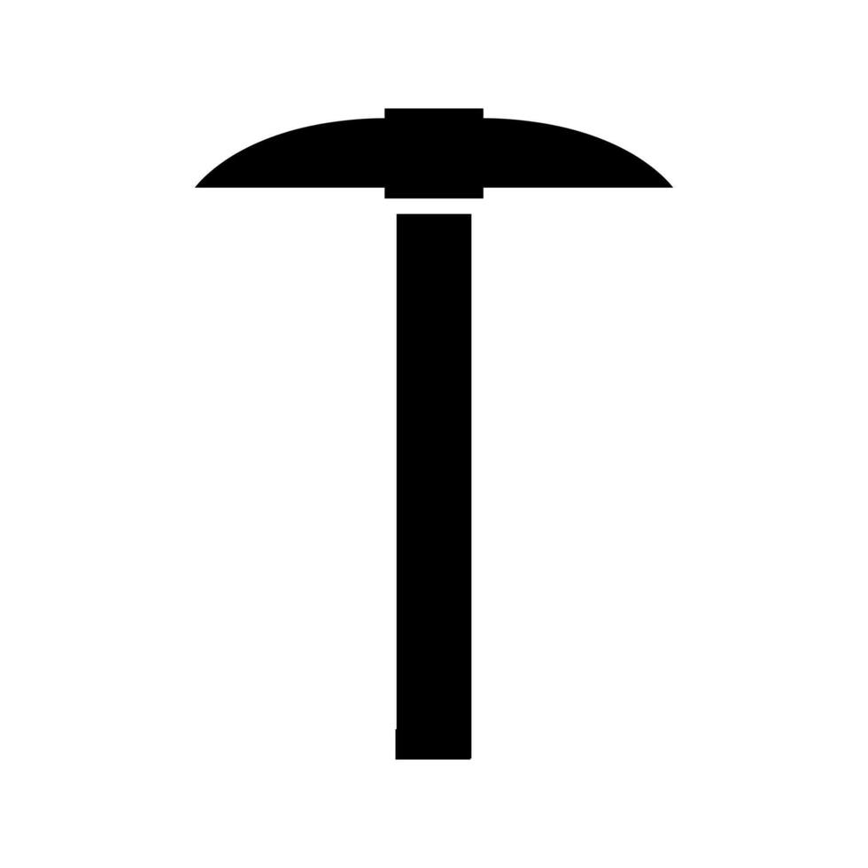 A black and white illustration of a hammer on a background vector