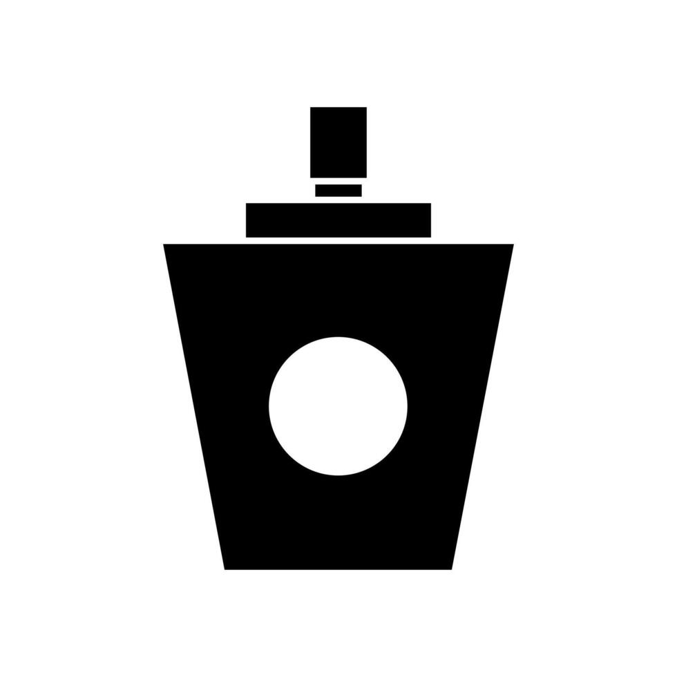 A black and white icon of a toilet bowl on white background vector
