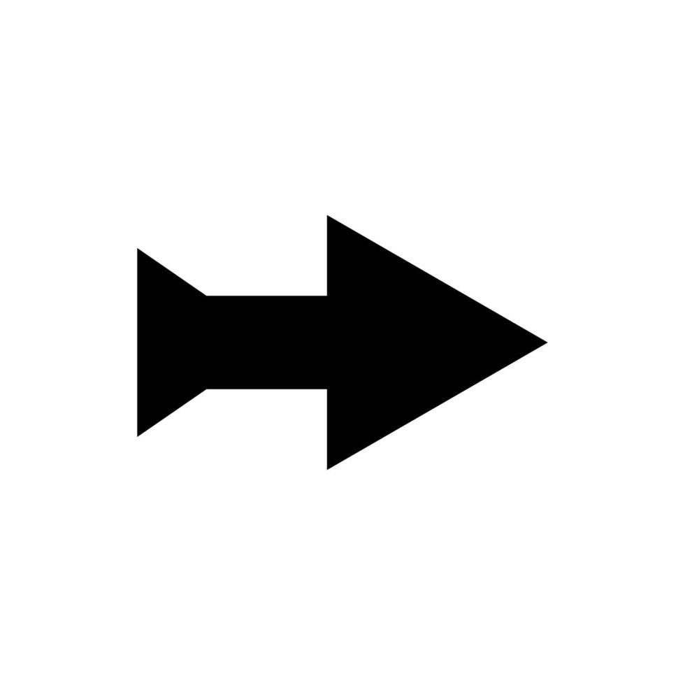 An arrow pointing down on background vector