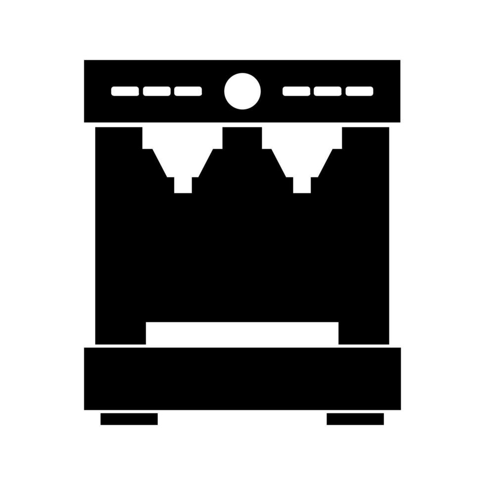 Coffee machine icon illustration on a background vector