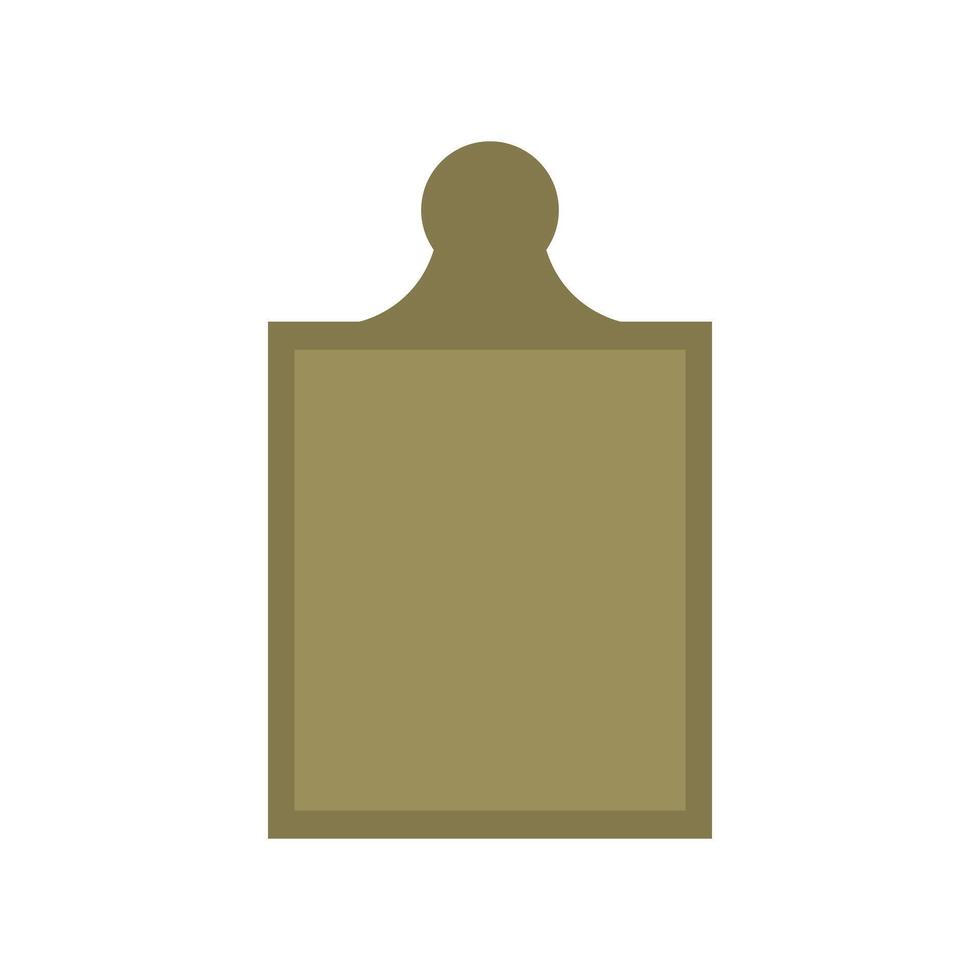 A blank piece of paper with a gold border vector