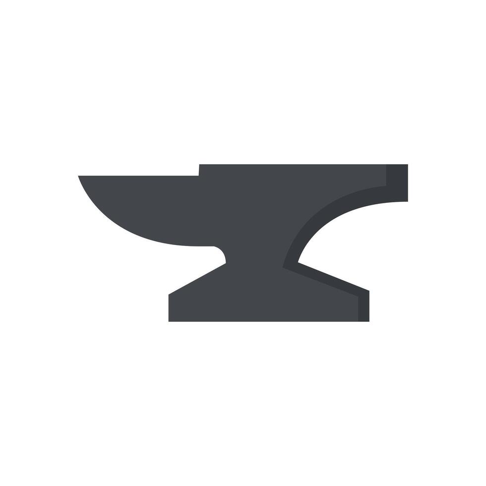 Anvil icon on white background vector