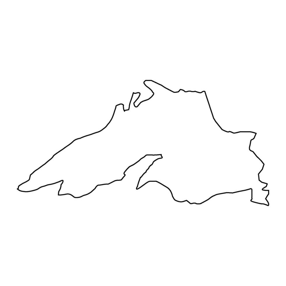 A black outline of a map of minnesota vector