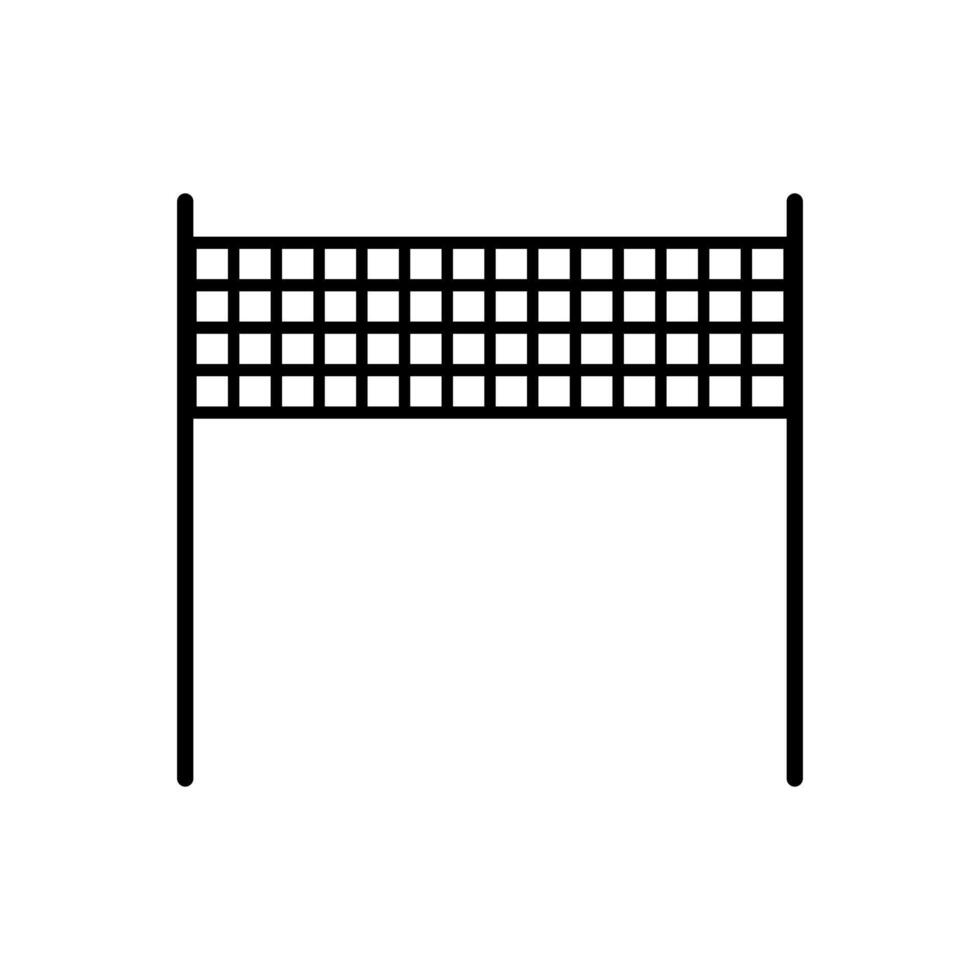 Illustration of a tennis net vector