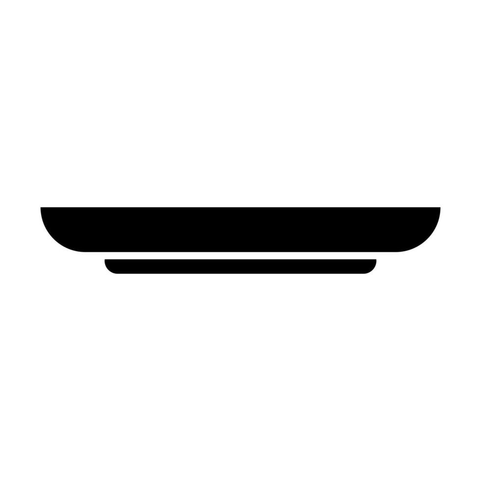 Plate icon illustration on white background vector