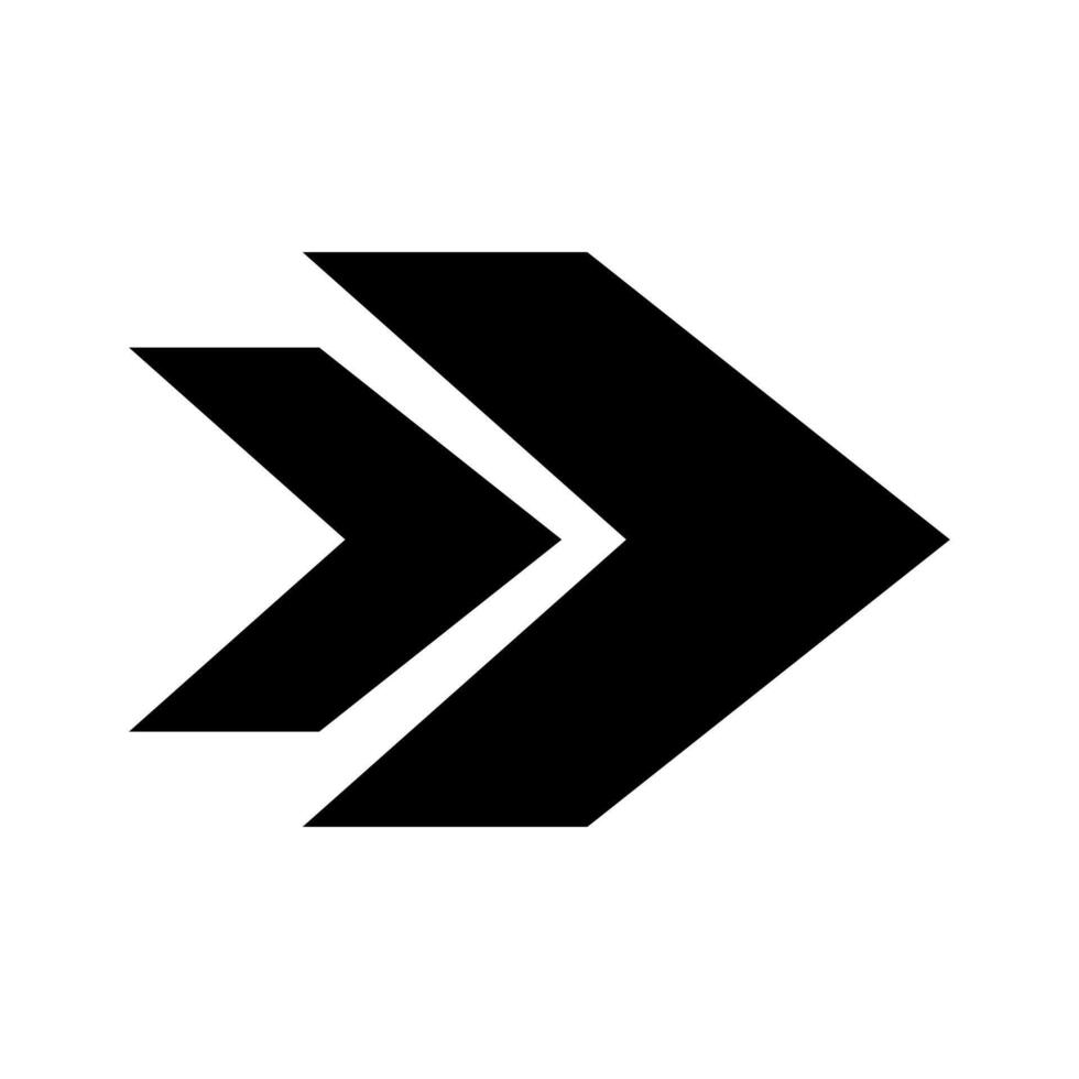 Arrow icon on a background vector