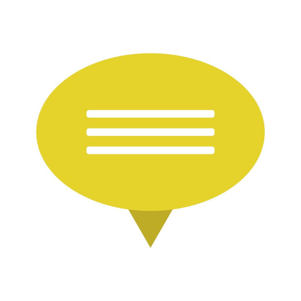 A yellow speech bubble with a line through it vector