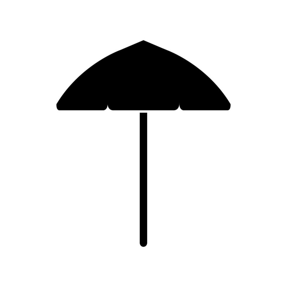 An umbrella icon on white background vector