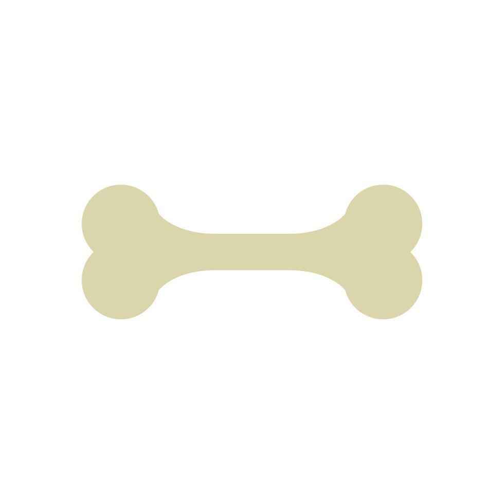A bone bone on background vector