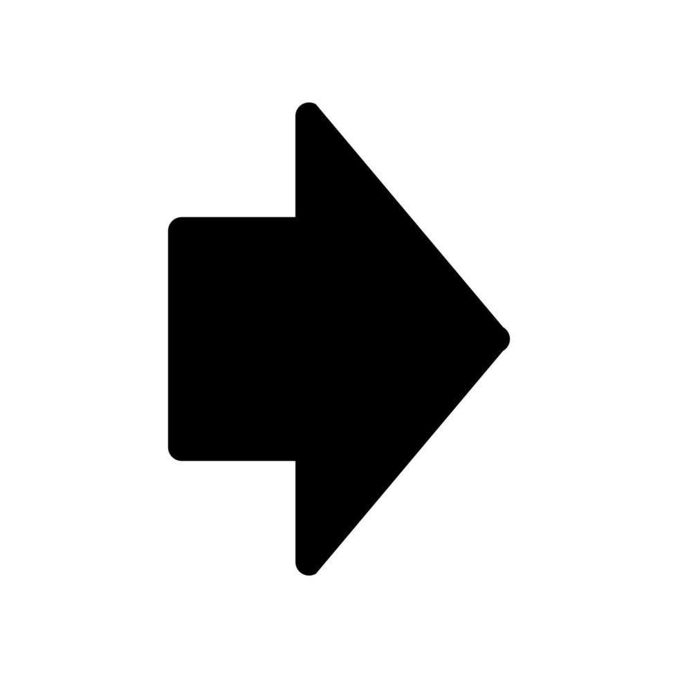 An arrow pointing down on white background vector