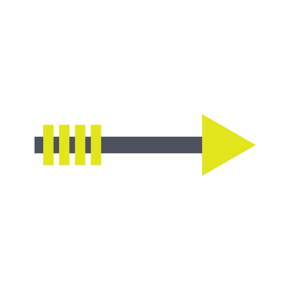 Arrow icon on a white background vector