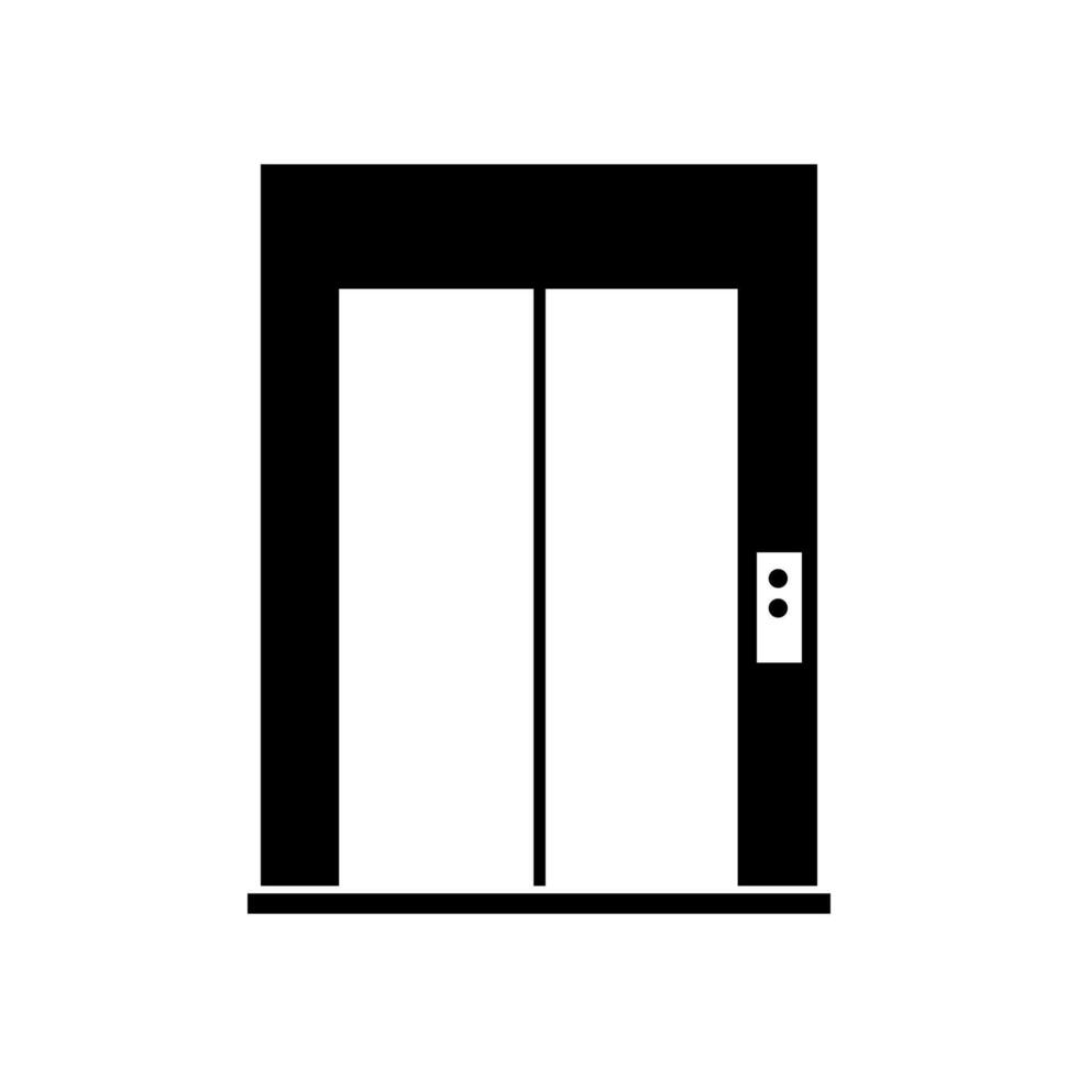 Elevator icon on background vector
