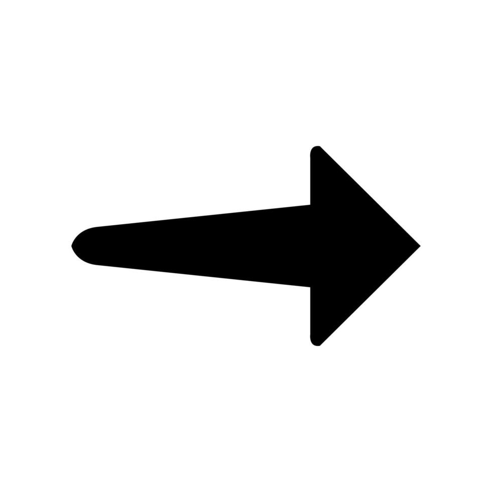 An arrow pointing down on background vector