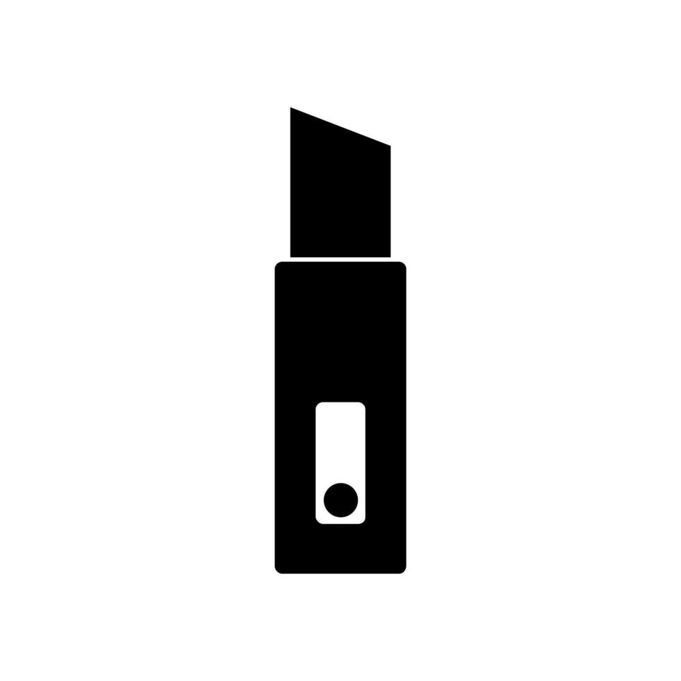 A black and white image of a bottle with a cap on background vector