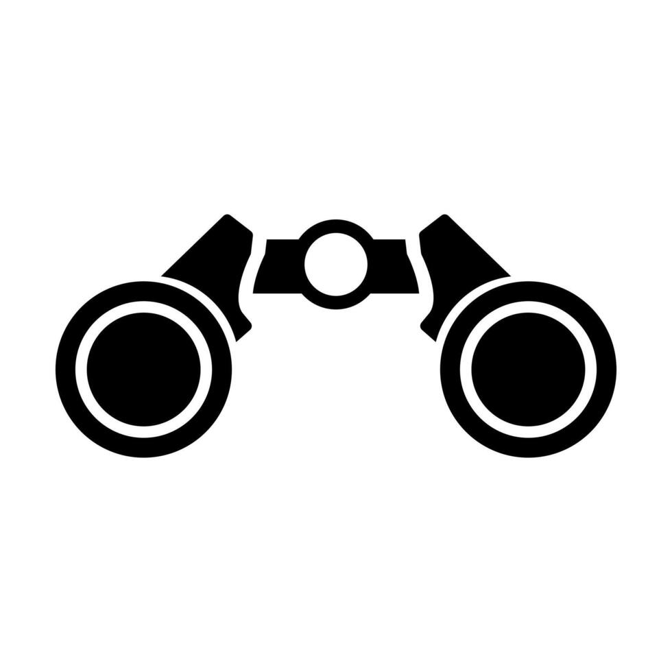 Binoculars icon on a white background vector