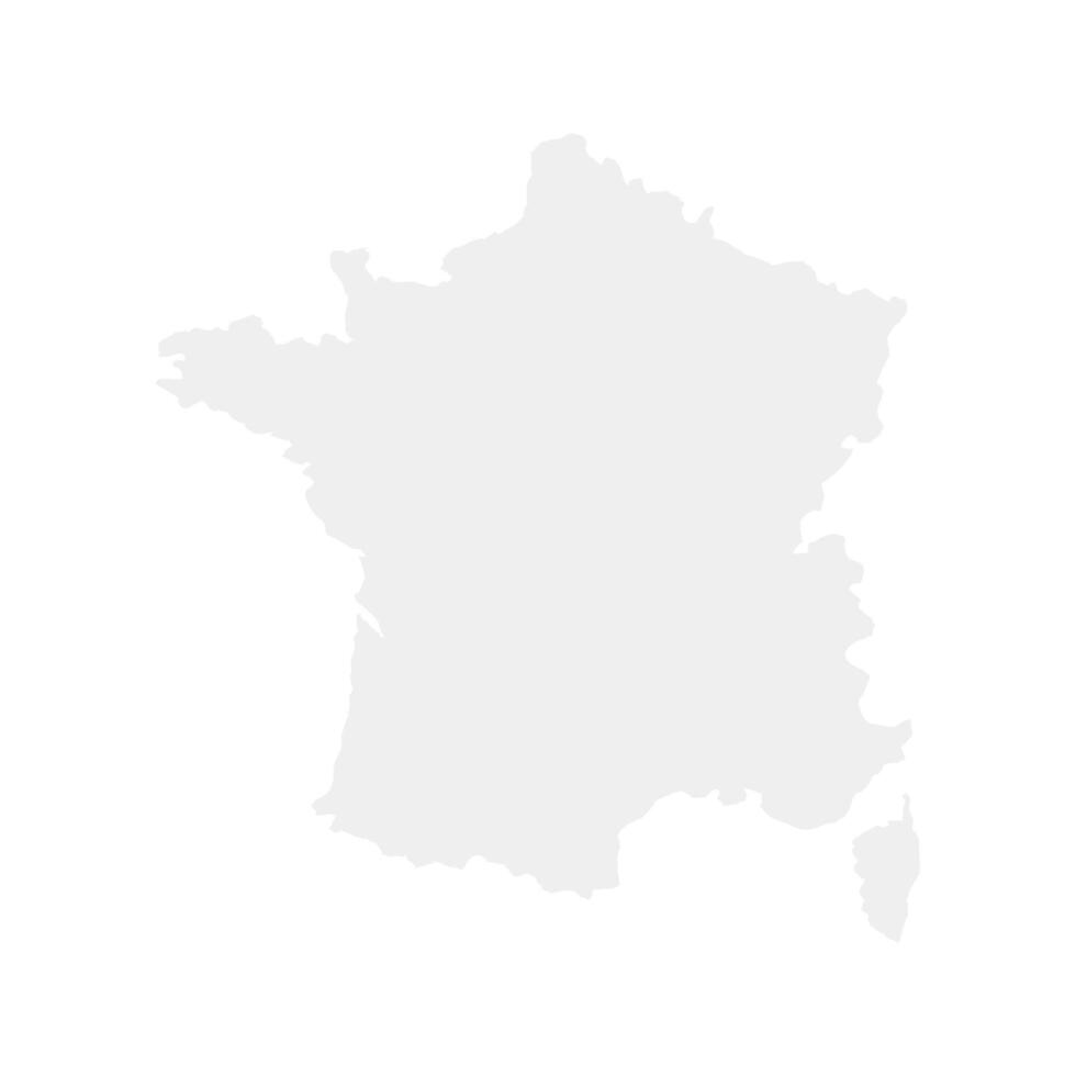 Map of france illustration vector