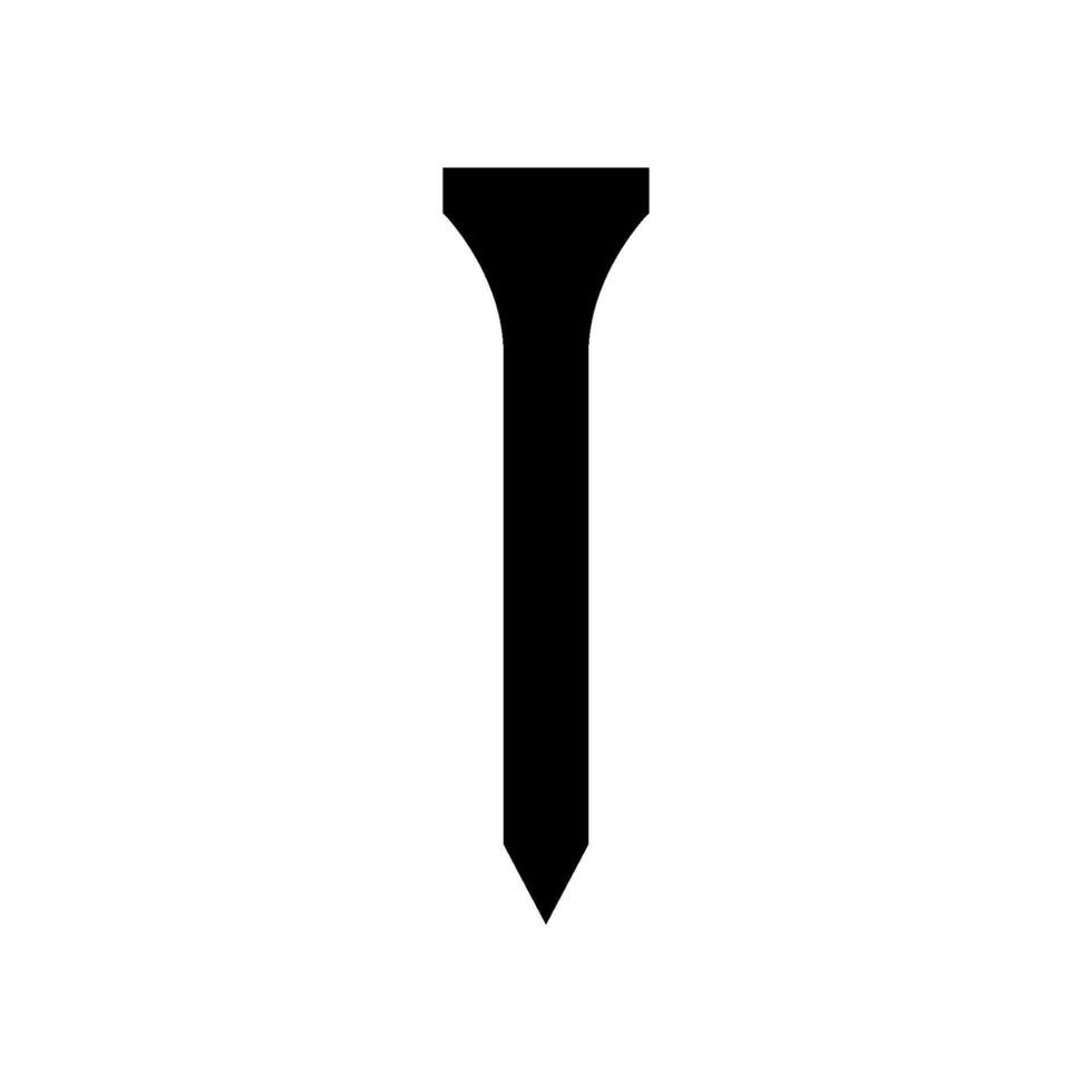 A black and white image of a letter t vector