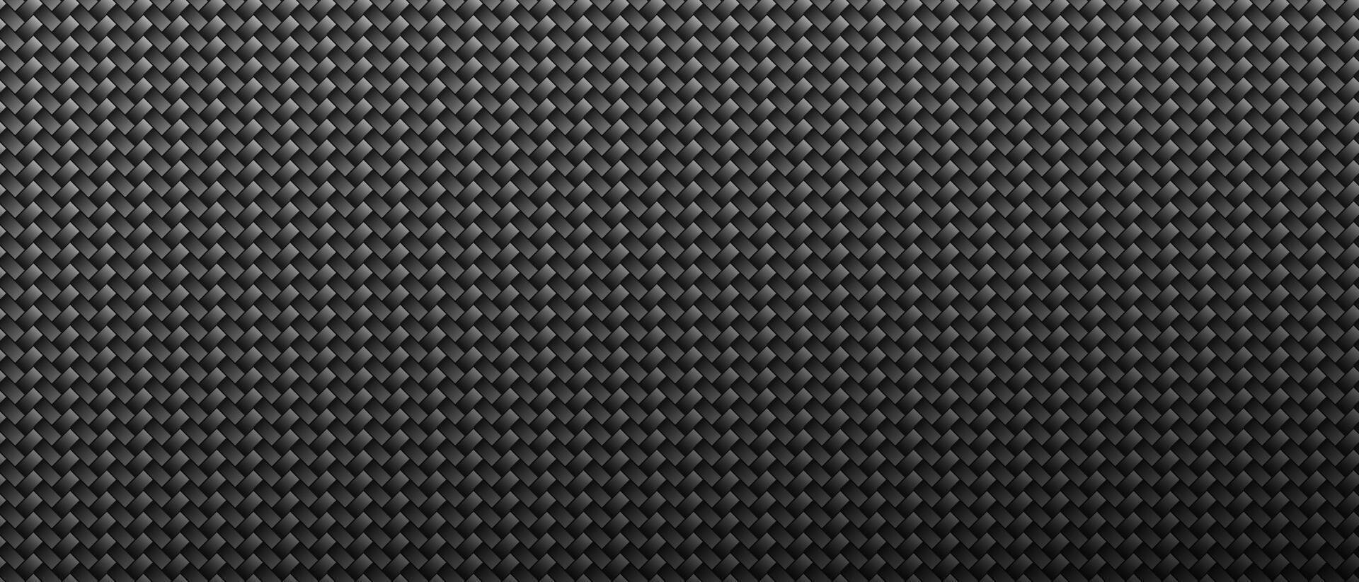 Black metalic carbon fiber texture vector
