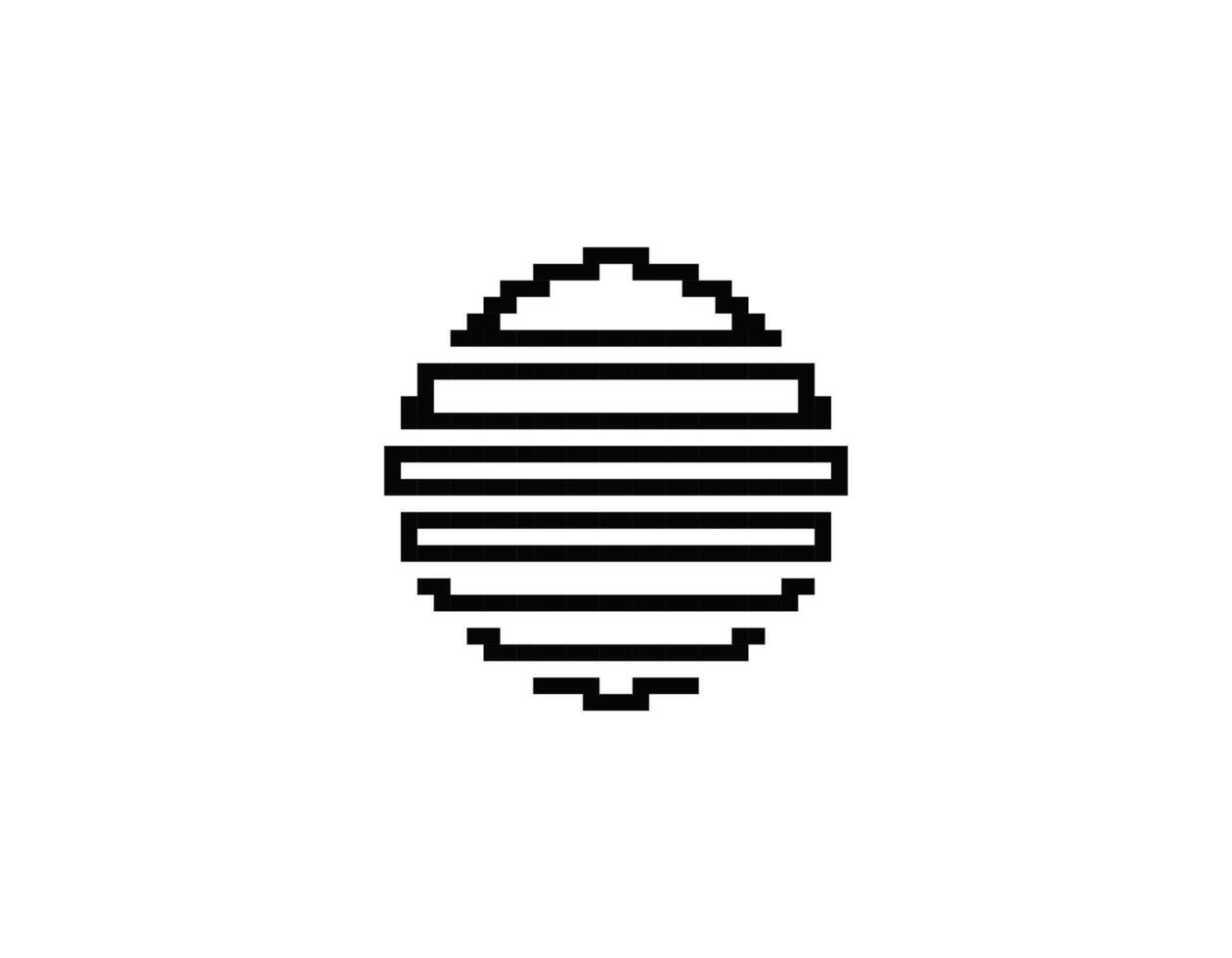 Retro geometric sun in bright eighties style vector