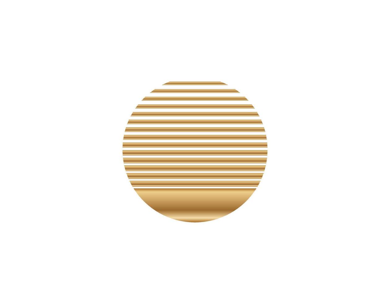 Retro sun with stripes in classic eighties style vector