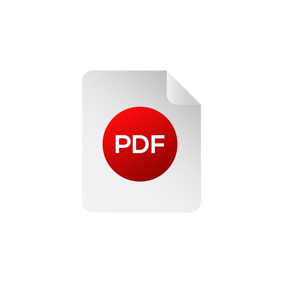 Pdf file document icon. Pdf text. vector
