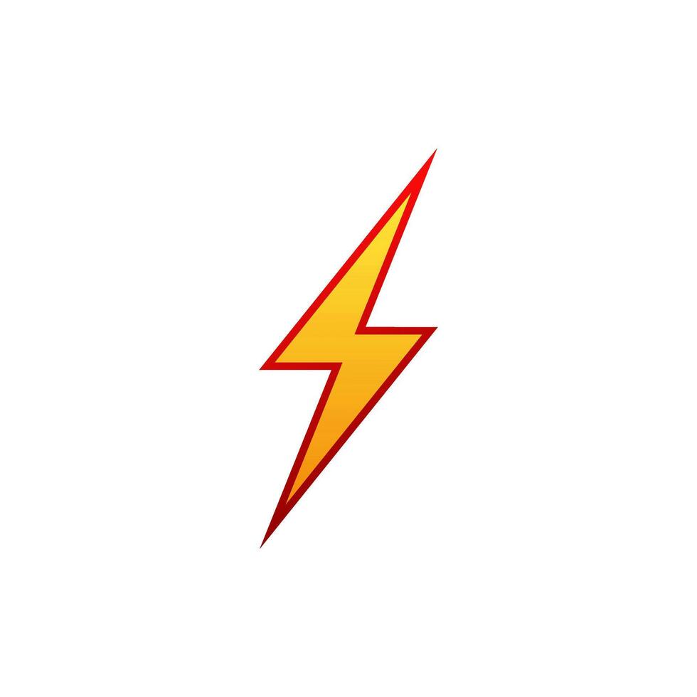 Innovative Logo with Thunderbolt, Power vector