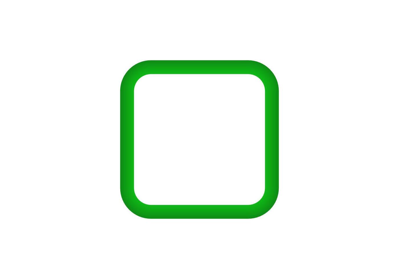 Green checkbox icon with white background vector