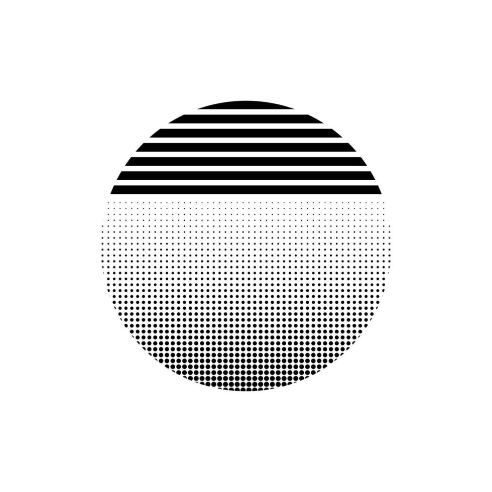 Retro sun emblem circle. Old vintage sunrise sunset design. vector