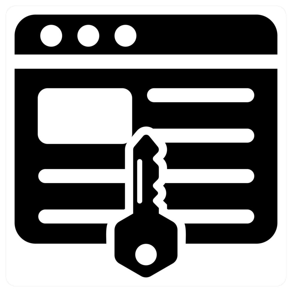 Keywords icon concept in black color vector