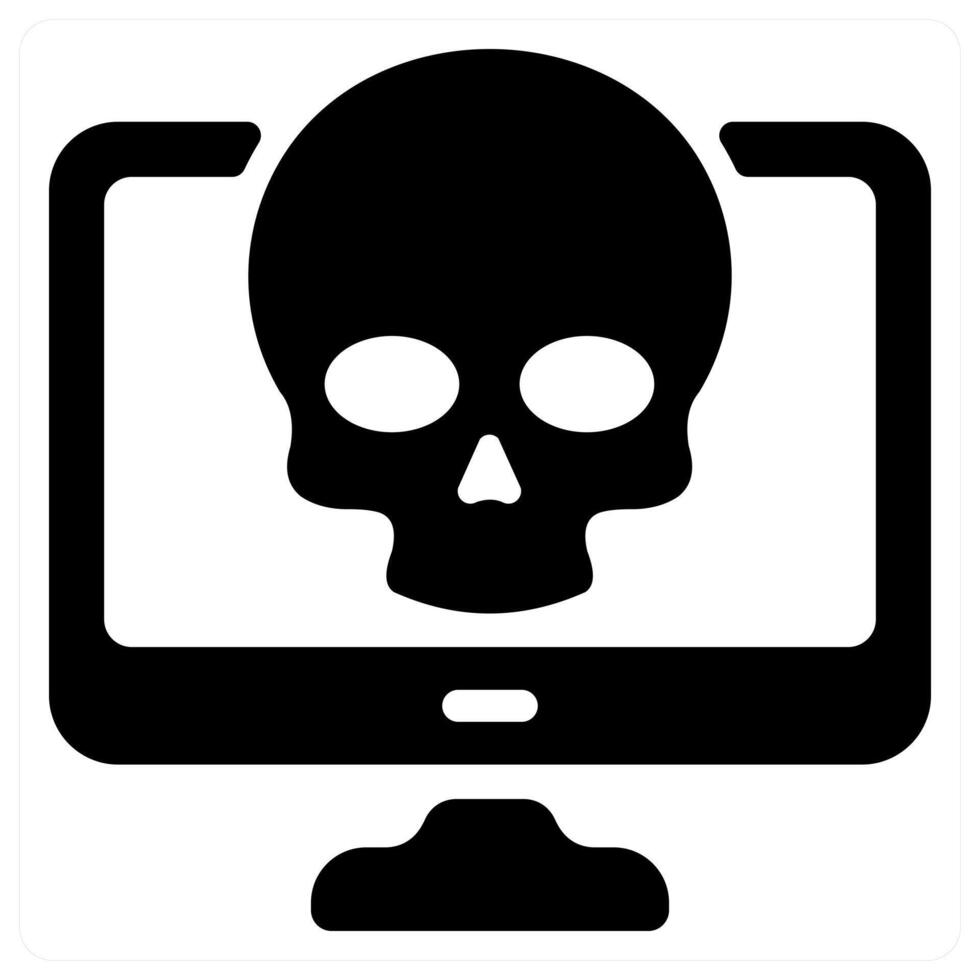Virus icon concept in black color vector