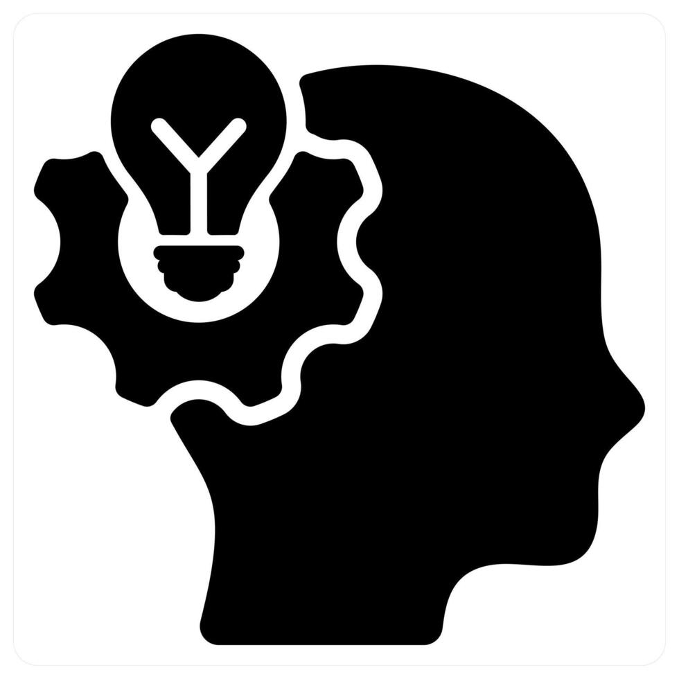 Idea Making icon concept in black color vector