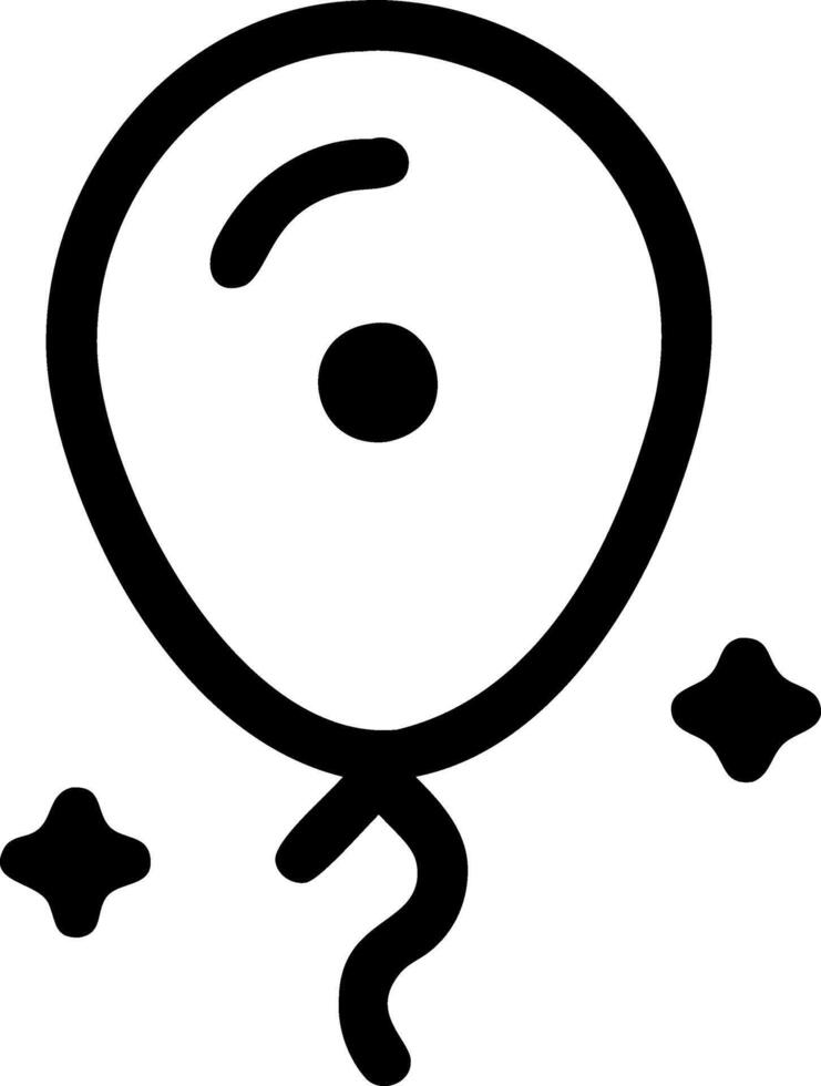 Artistic Balloon Icon Collection vector