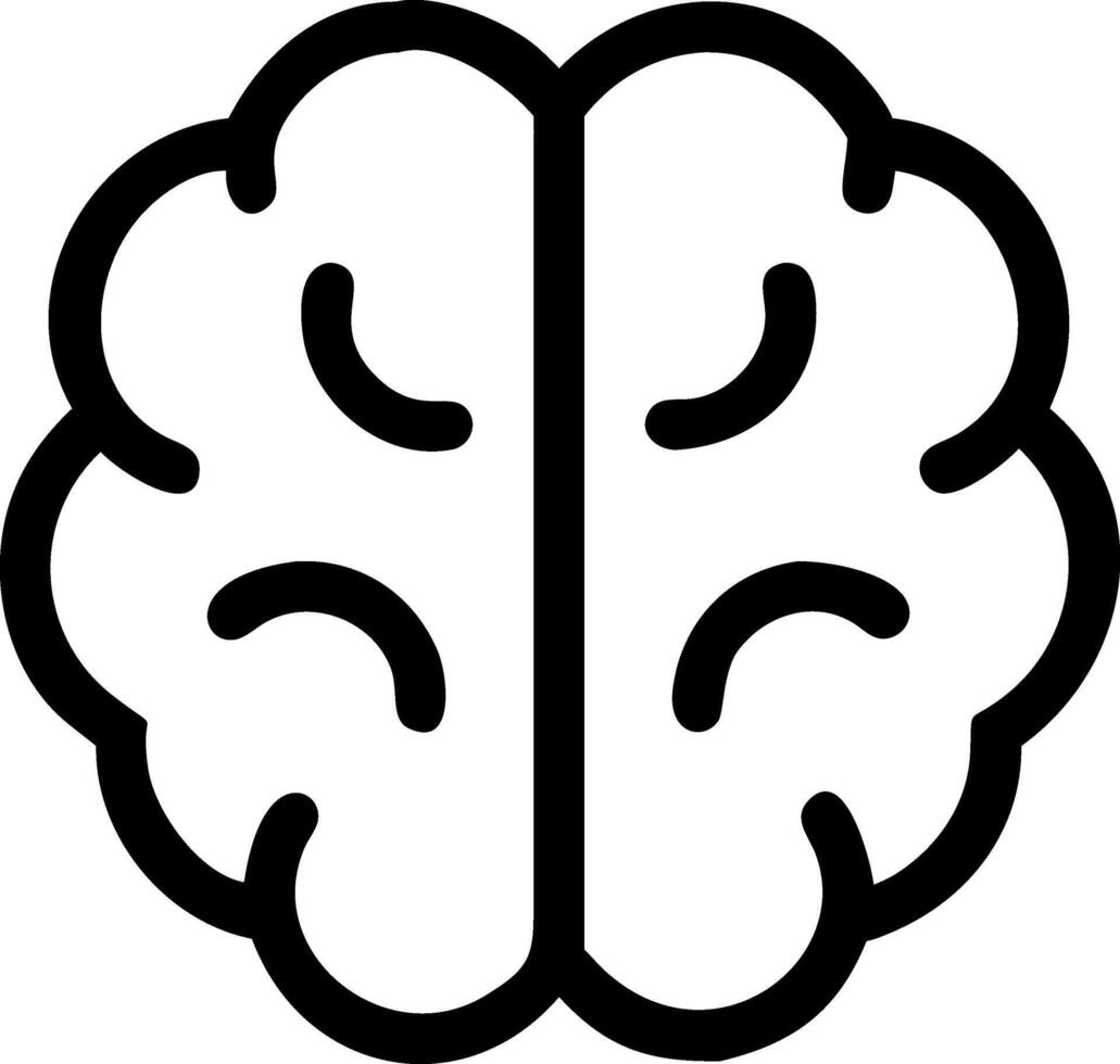 Brain Icon Symbol Set vector