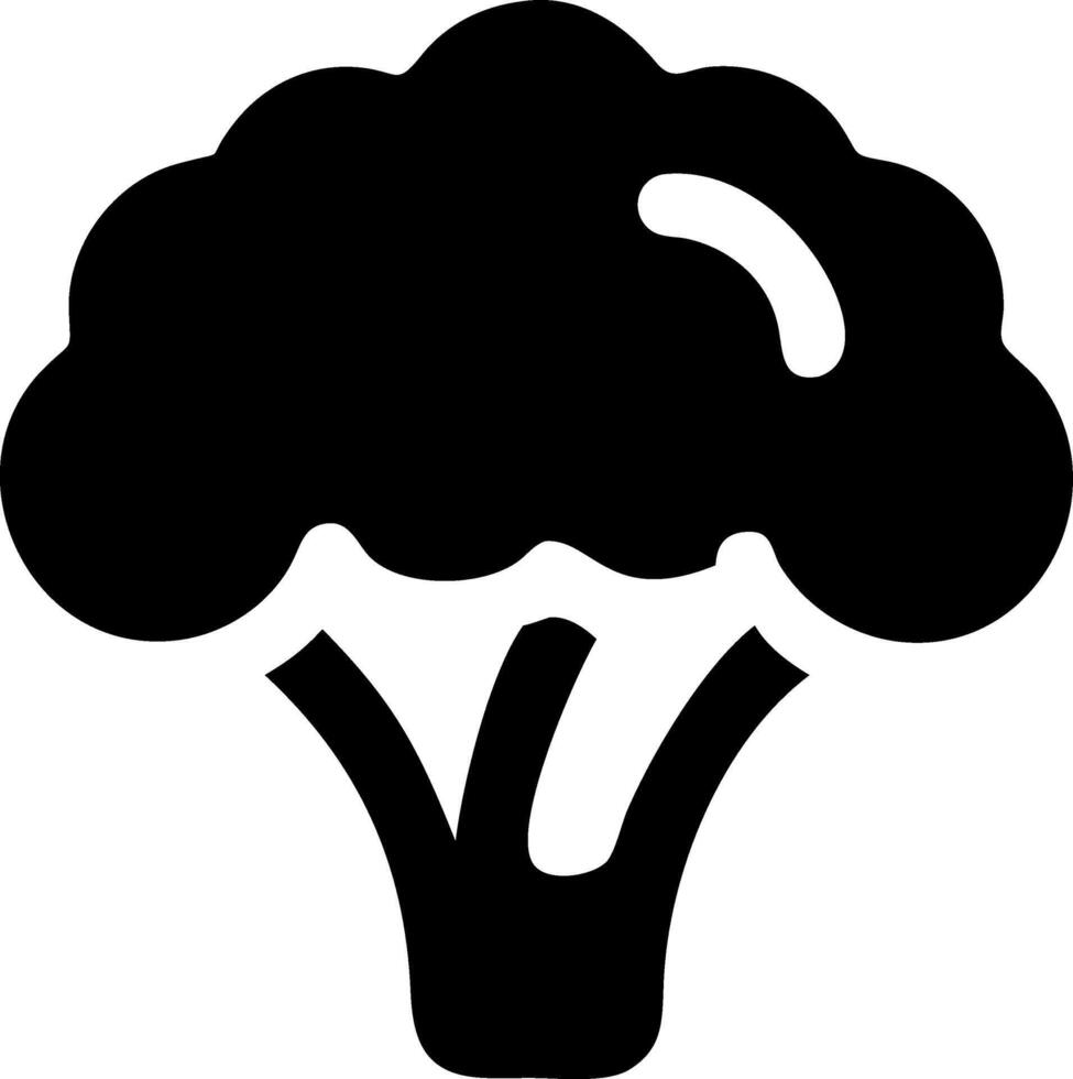 Healthy Broccoli Icon Representation vector