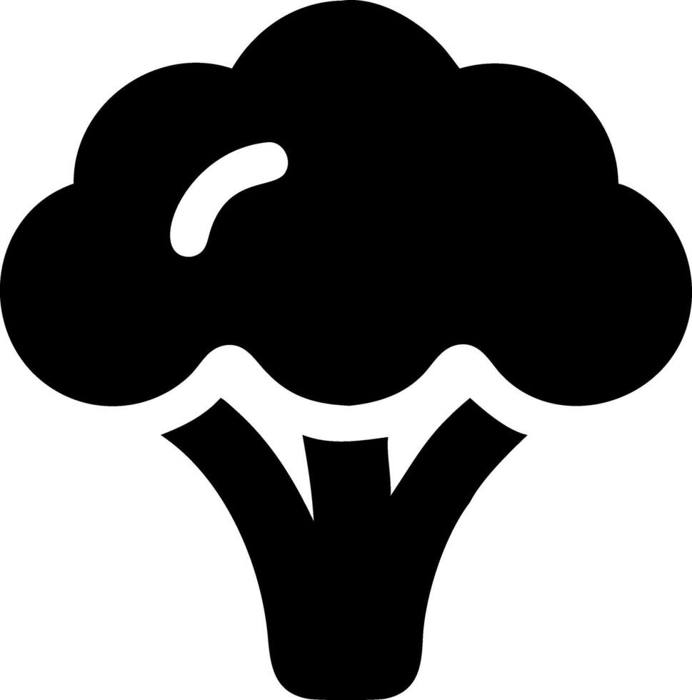 Fresh Broccoli Symbol Collection vector