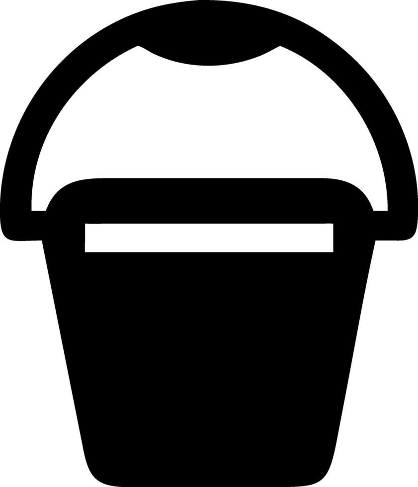 Modern Bucket Symbol Pack vector