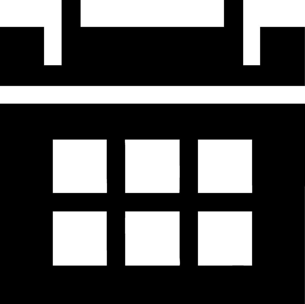 Simple Calendar Symbol Set vector