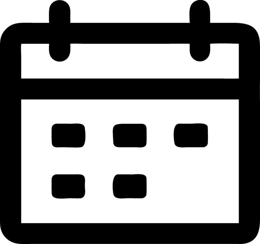 Daily Calendar Icon Representation vector