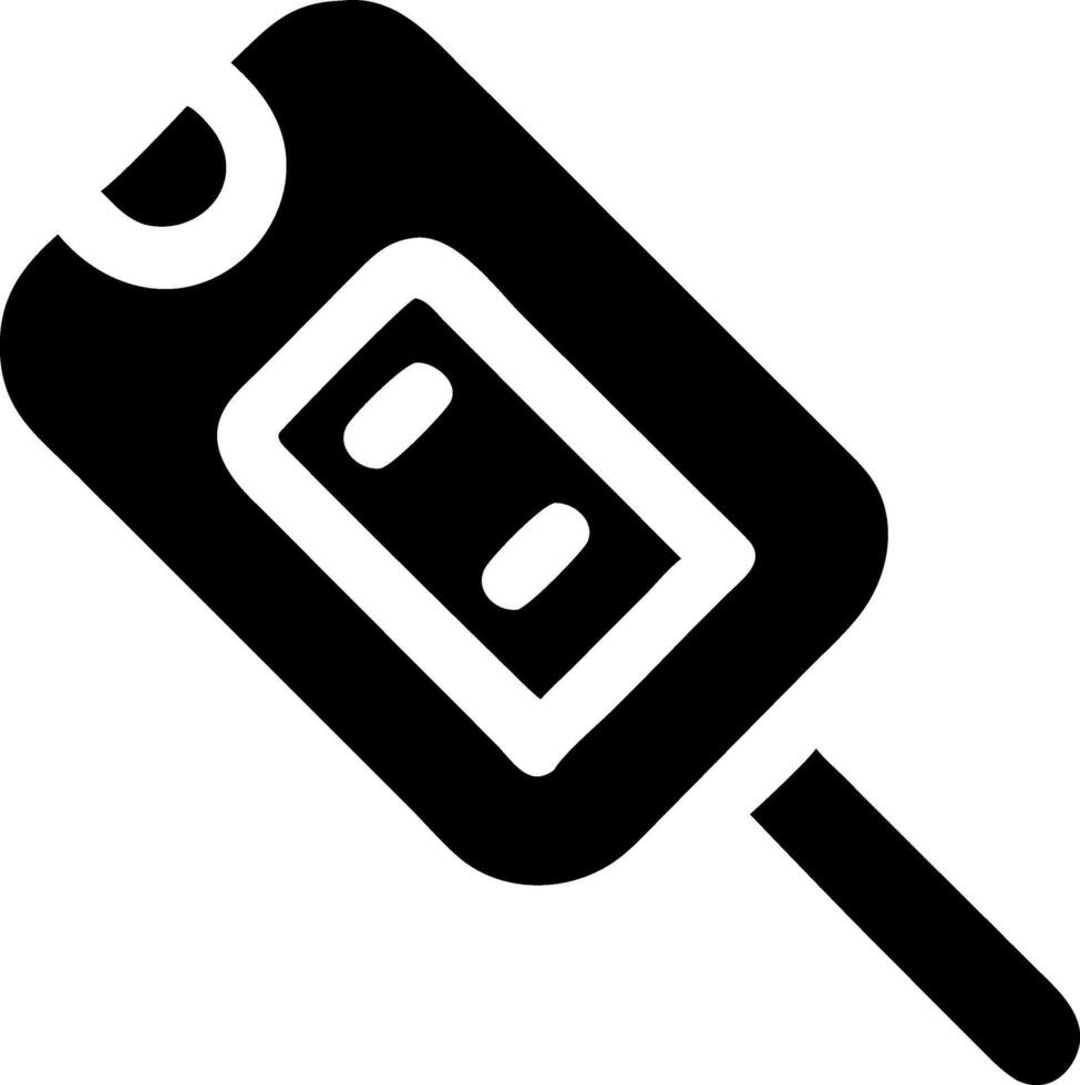 Vehicle Key Icon Representation vector