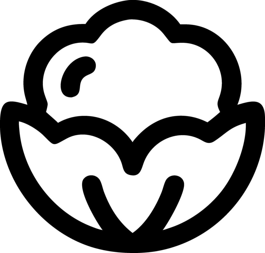 Iconic Cauliflower Symbol Design vector