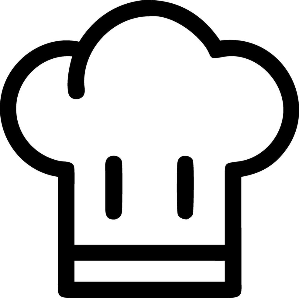 Artistic Chef Hat Icon Representation vector