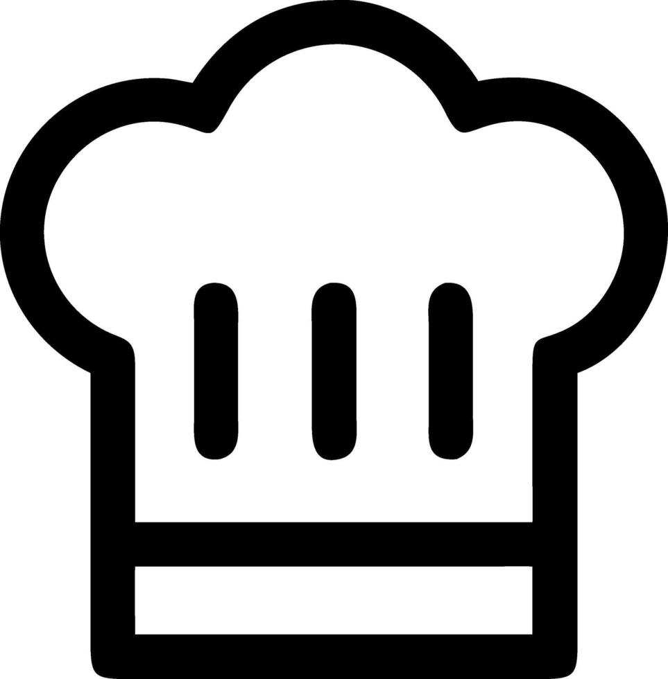 Unique Chef Hat Icon Collection vector