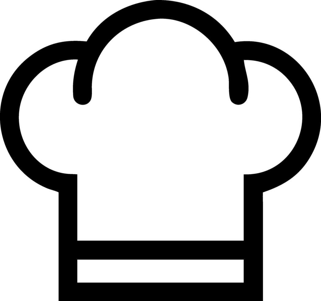 Creative Chef Hat Icon Collection vector