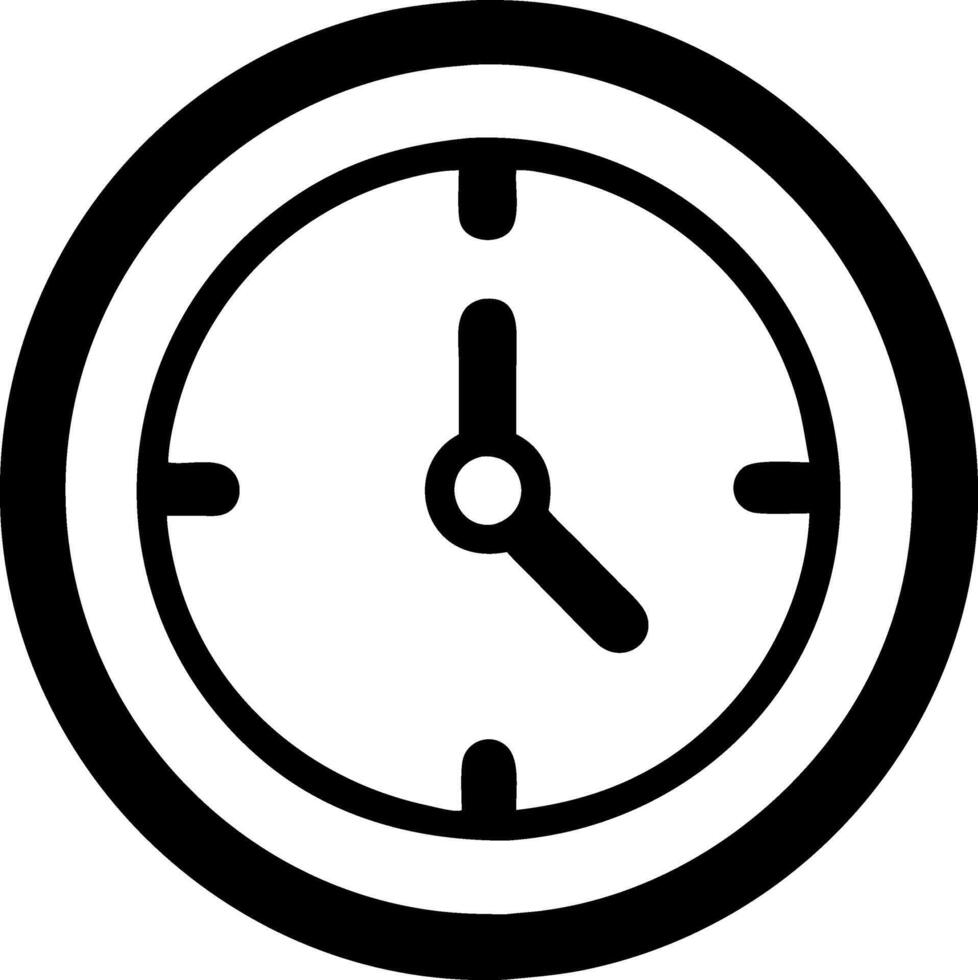 Modern Clock Symbol Pack vector