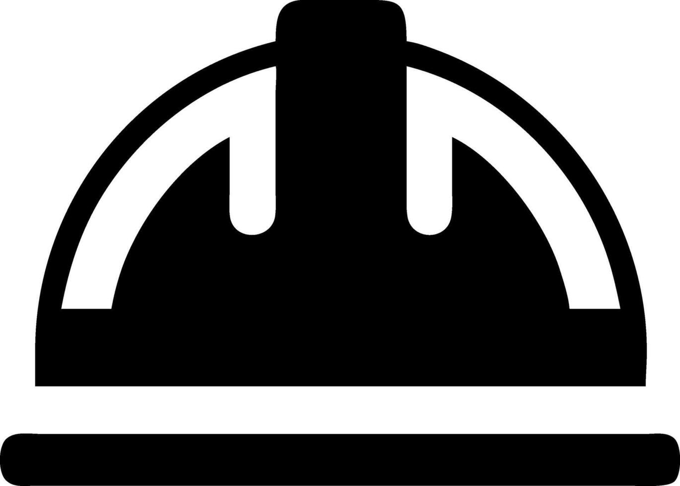 Industrial Safety Helmet Symbol Design vector